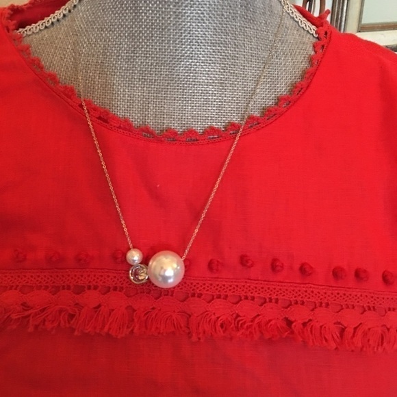 - J crew linen top - Picture 3 of 4